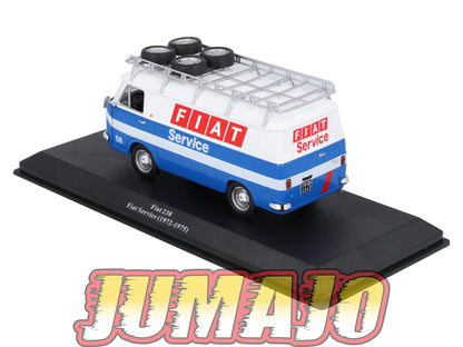VAR66 Voiture 1/43 ALTAYA Rallye d'assistance FIAT 238 Service 1972