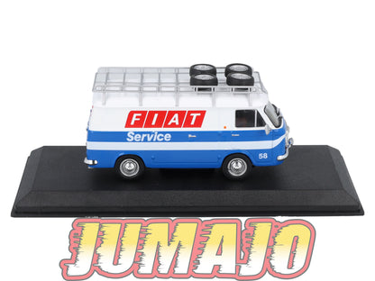 VAR66 Voiture 1/43 ALTAYA Rallye d'assistance FIAT 238 Service 1972