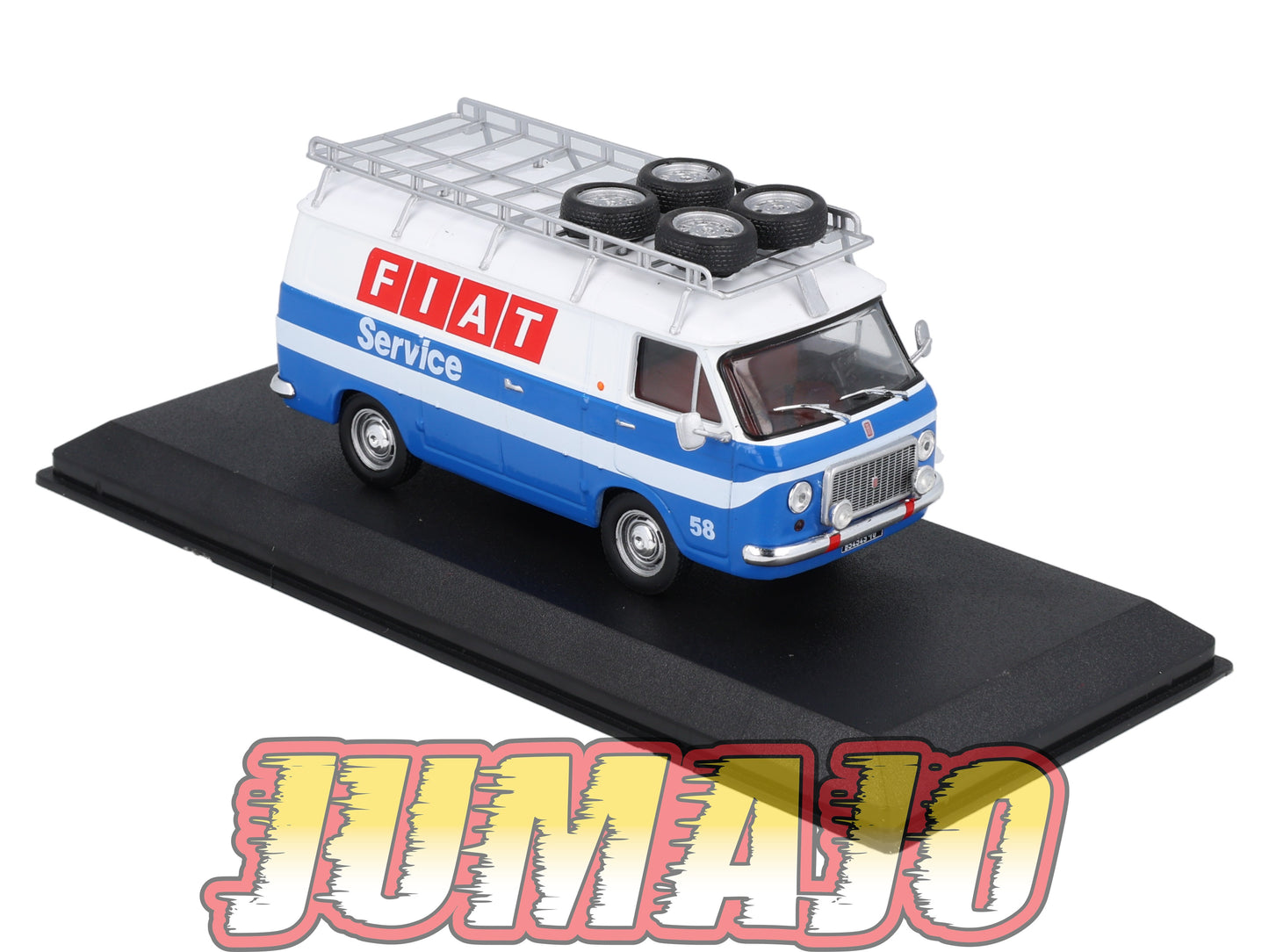 VAR66 Voiture 1/43 ALTAYA Rallye d'assistance FIAT 238 Service 1972