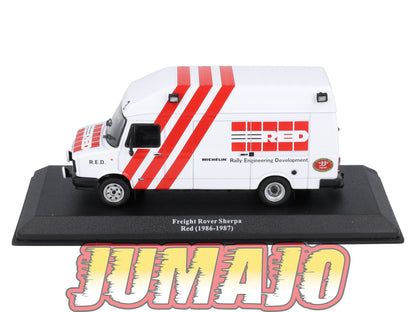 VAR71 Voiture 1/43 ALTAYA Rallye d'assistance FREIGHT ROVER Sherpa Red 1986