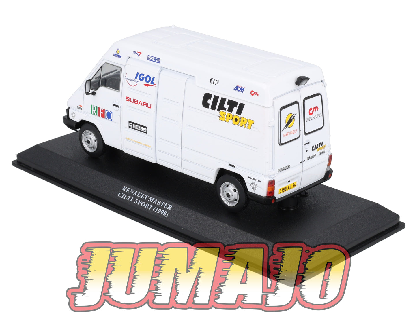 VAR76 Voiture 1/43 ALTAYA Rallye d'assistance RENAULT Master Cilti Sport 1998
