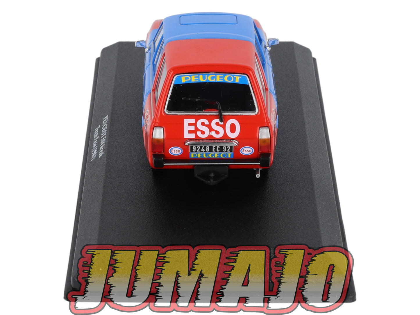 VAR8 Voiture 1/43 ALTAYA Rallye d'assistance PEUGEOT 504 Break Esso 1981