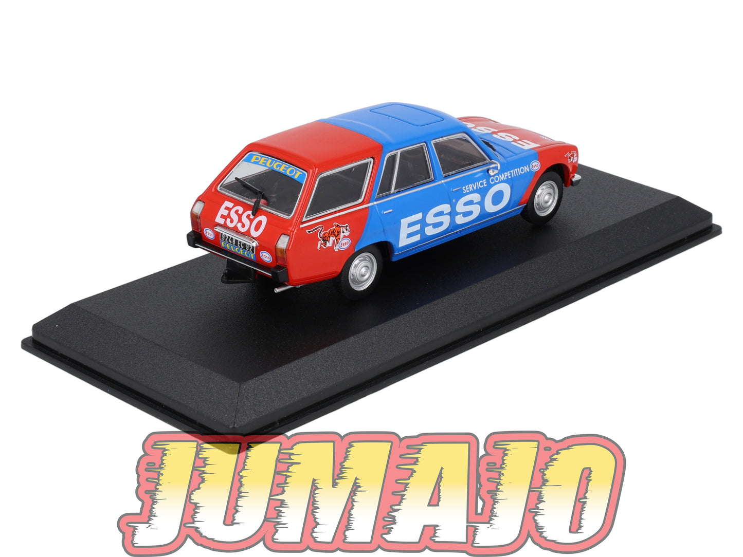 VAR8 Voiture 1/43 ALTAYA Rallye d'assistance PEUGEOT 504 Break Esso 1981