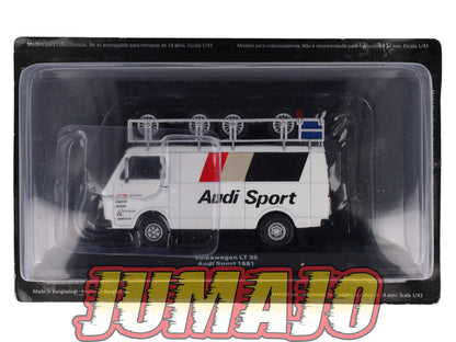 VAR9 Voiture 1/43 ALTAYA Rallye d'assistance VOLKSWAGEN LT 35 Audi sport 1981