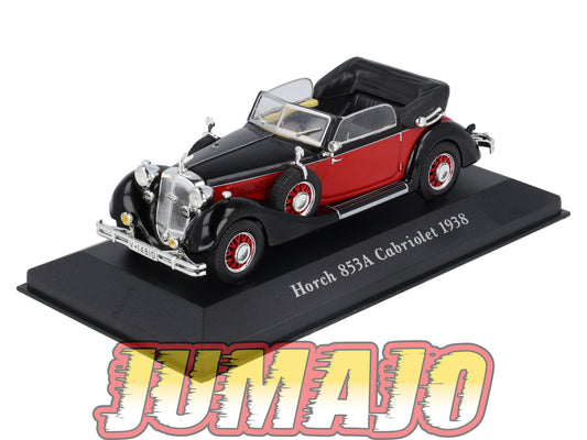 VC11 Voiture 1/43 IXO Altaya Classic : HORCH 853A Cabriolet 1938