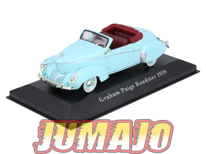 VC13 Voiture 1/43 IXO Altaya Classic : GRAHAM PAIGE Roadster 1939