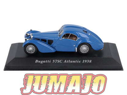 VC18 Voiture 1/43 IXO Altaya Classic : BUGATTI 57SC Atlantic 1938