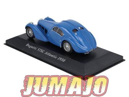 VC18 Voiture 1/43 IXO Altaya Classic : BUGATTI 57SC Atlantic 1938