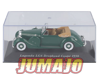 VC22 Voiture 1/43 IXO Altaya Classic : LAGONDA LG6 Drophead Coupé 1938