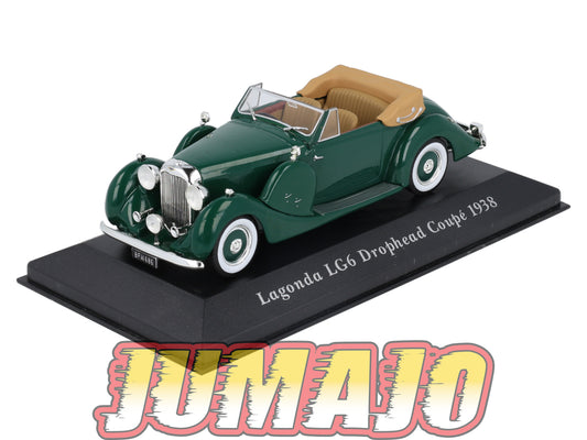 VC22 Voiture 1/43 IXO Altaya Classic : LAGONDA LG6 Drophead Coupé 1938