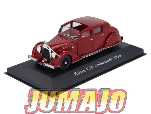 VC26 Voiture 1/43 IXO Altaya Classic : VOISIN C28 Ambassade 1936