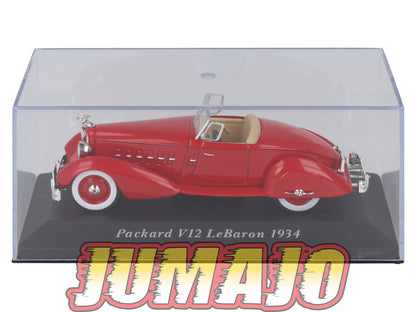 VC28 Voiture 1/43 IXO Altaya Classic : PACKARD V12 Lebaron 1934