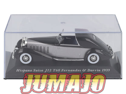 VC29 Voiture 1/43 IXO Altaya Classic : HISPANO SUIZA J12 T68 Fernandez & Darrin 1933