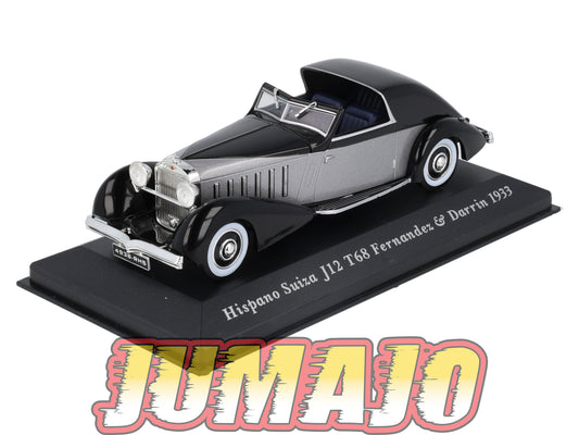 VC29 Voiture 1/43 IXO Altaya Classic : HISPANO SUIZA J12 T68 Fernandez & Darrin 1933