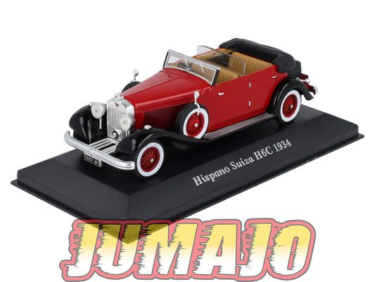 VC2 Voiture 1/43 IXO Altaya Classic : HISPANO SUIZA H6C 1934