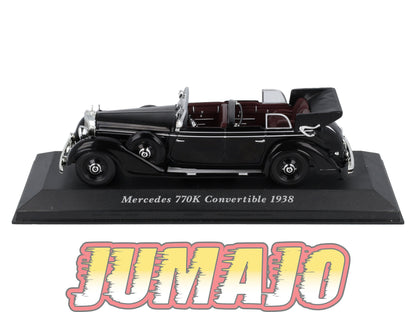 VC33 Voiture 1/43 IXO Altaya Classic : MERCEDES 770K Convertible 1938