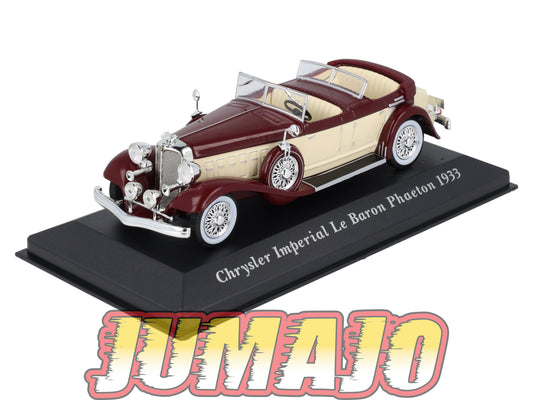 VC34 Voiture 1/43 IXO Altaya Classic : Chrysler Imperial Le Baron Phaeton 1933