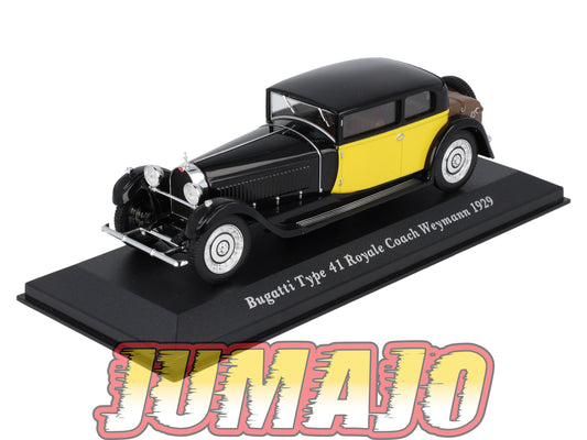 VC38 Voiture 1/43 IXO Altaya Classic : BUGATTI Type 41 Royale Coach Weymann 1929