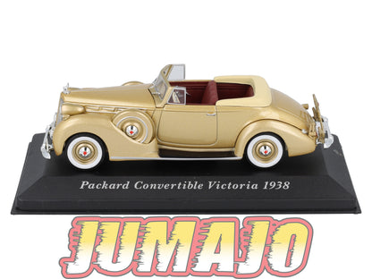 VC41 Voiture 1/43 IXO Altaya Classic : PACKARD Convertible Victoria 1938