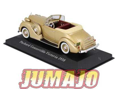 VC41 Voiture 1/43 IXO Altaya Classic : PACKARD Convertible Victoria 1938