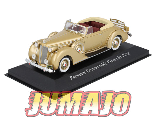 VC41 Voiture 1/43 IXO Altaya Classic : PACKARD Convertible Victoria 1938