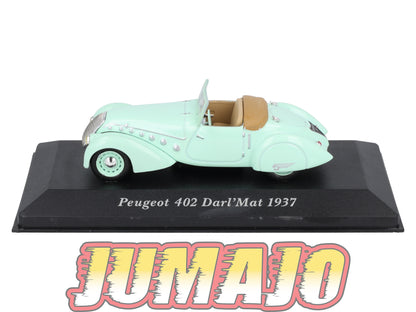 VC42 Voiture 1/43 IXO Altaya Classic : PEUGEOT 402 Darl'Mat 1937