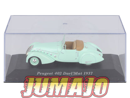 VC42 Voiture 1/43 IXO Altaya Classic : PEUGEOT 402 Darl'Mat 1937
