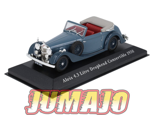 VC43 Voiture 1/43 IXO Altaya Classic : ALVIS 4.3L Drophead Convertible 1938