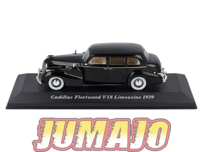 VC46 Voiture 1/43 IXO Altaya Classic : CADILLAC Fleetwood V18 Limousine 1939