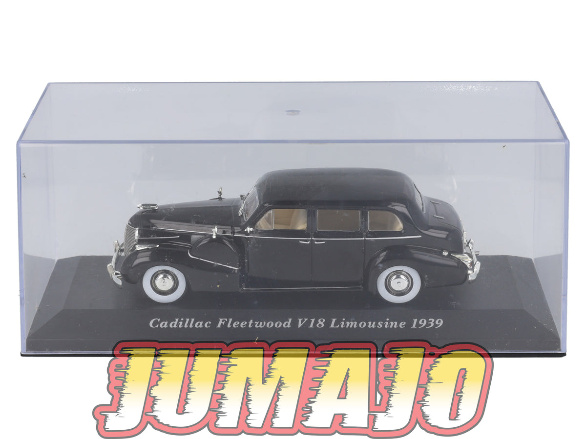 VC46 Voiture 1/43 IXO Altaya Classic : CADILLAC Fleetwood V18 Limousine 1939