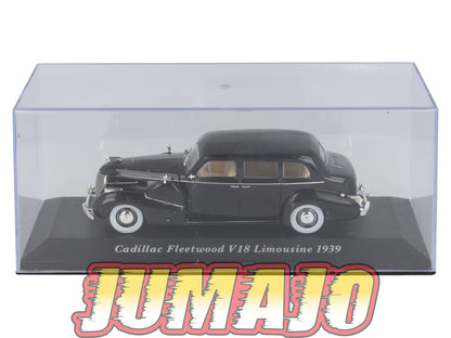 VC46 Voiture 1/43 IXO Altaya Classic : CADILLAC Fleetwood V18 Limousine 1939