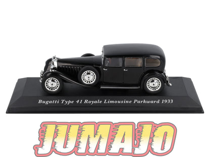 VC48 Voiture 1/43 IXO Altaya Classic BUGATTI Type 41 Royale Limousine Parkward 1933