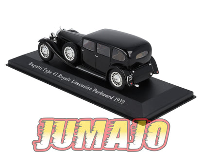 VC48 Voiture 1/43 IXO Altaya Classic BUGATTI Type 41 Royale Limousine Parkward 1933