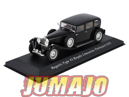 VC48 Voiture 1/43 IXO Altaya Classic BUGATTI Type 41 Royale Limousine Parkward 1933
