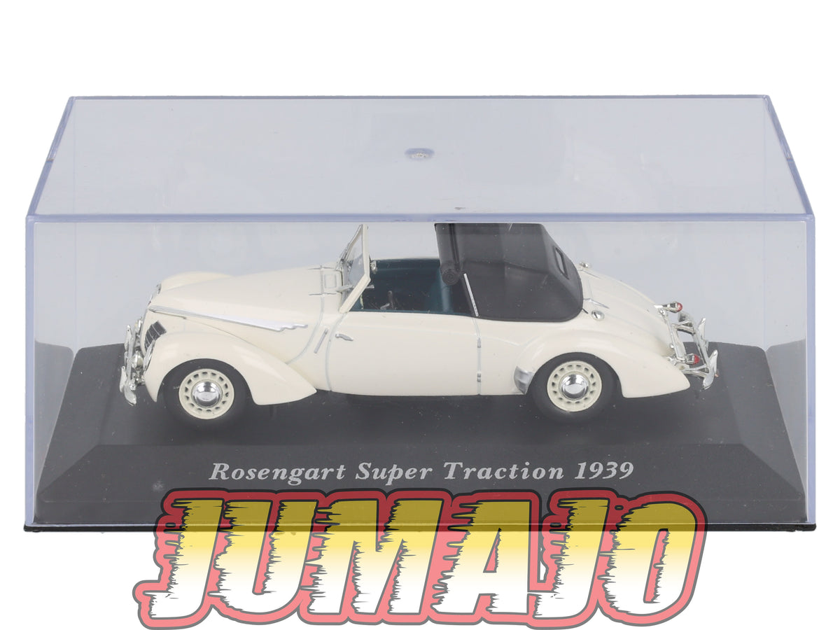 VC50 Voiture 1/43 IXO Altaya Classic : ROSENGART Super Traction 1939