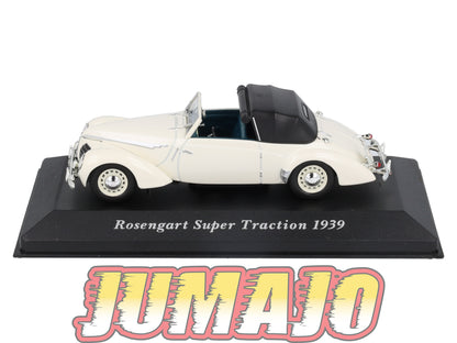 VC50 Voiture 1/43 IXO Altaya Classic : ROSENGART Super Traction 1939