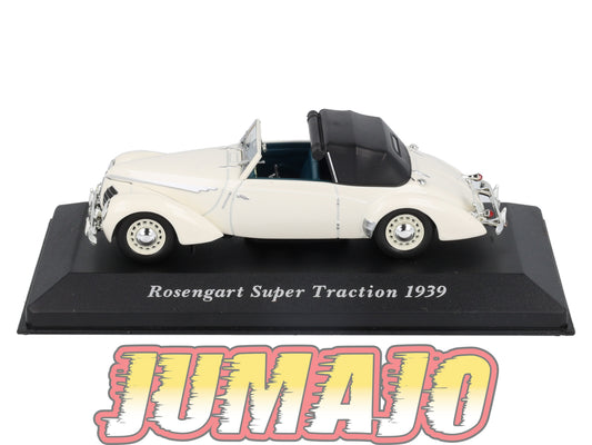 VC50 Voiture 1/43 IXO Altaya Classic : ROSENGART Super Traction 1939