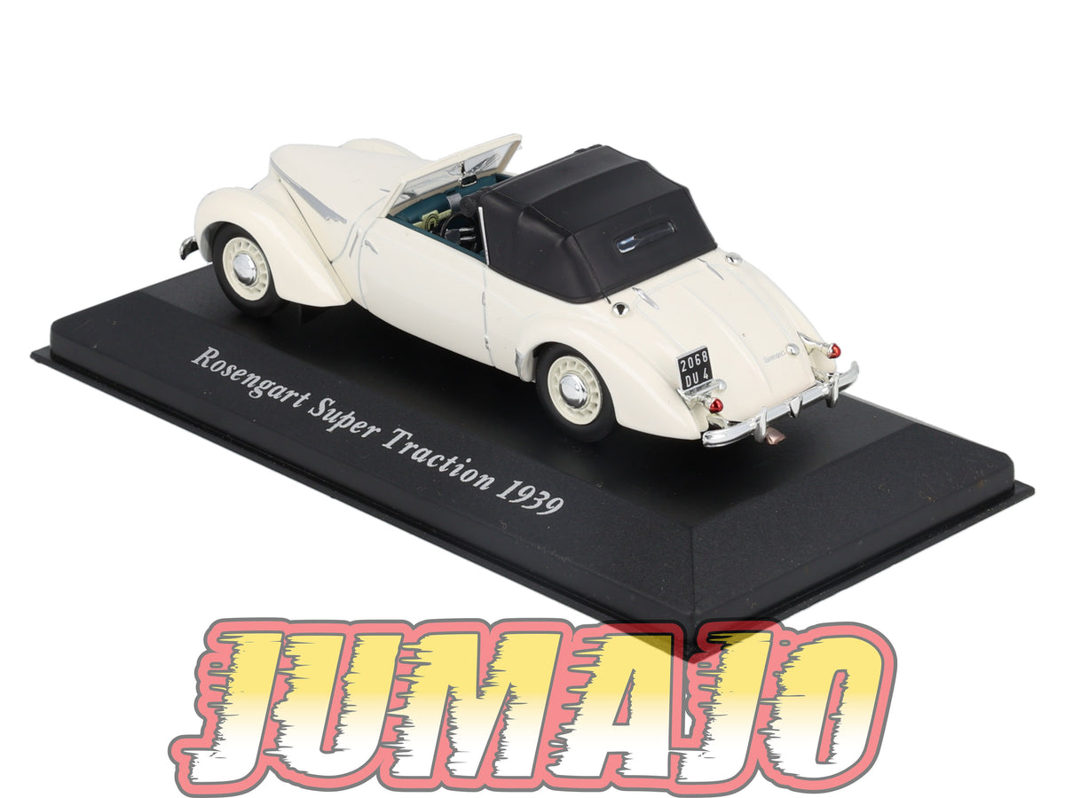 VC50 Voiture 1/43 IXO Altaya Classic : ROSENGART Super Traction 1939