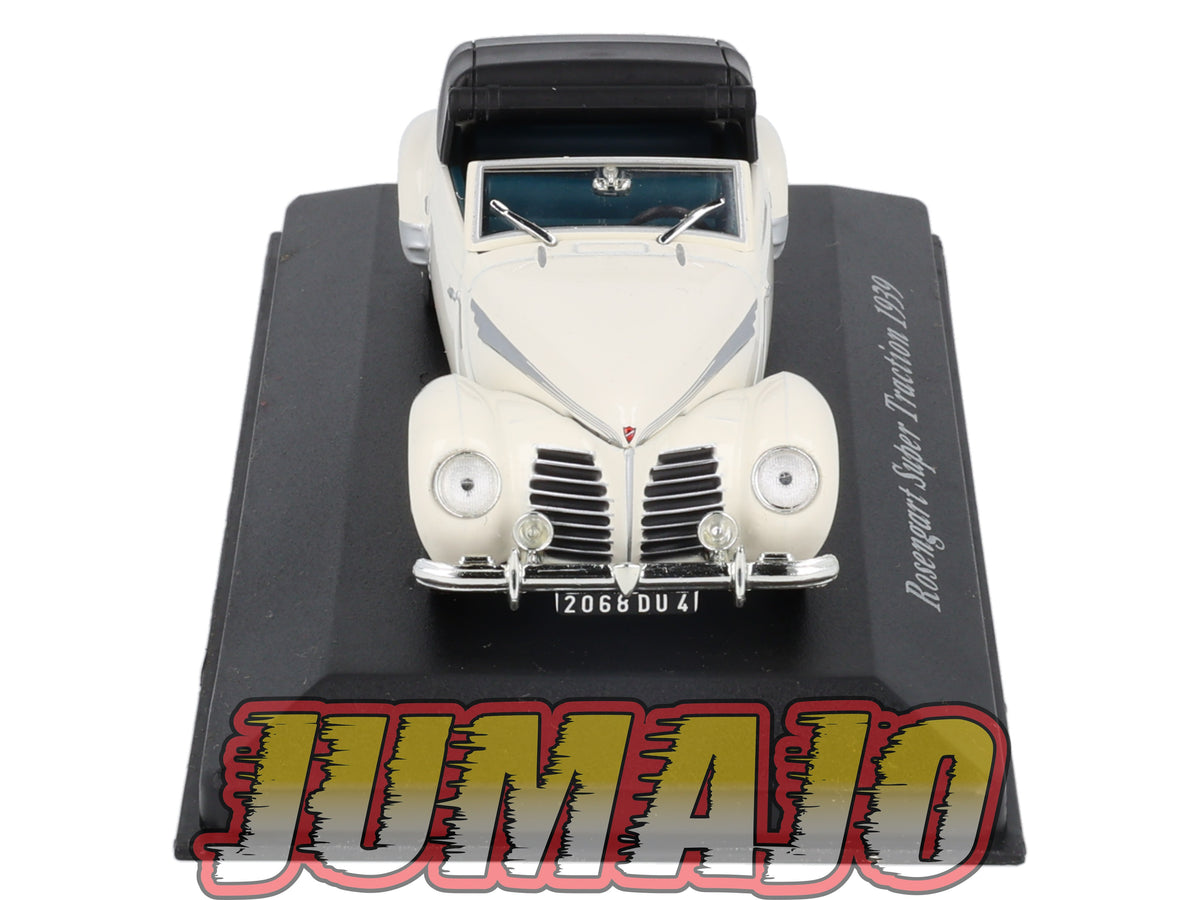 VC50 Voiture 1/43 IXO Altaya Classic : ROSENGART Super Traction 1939