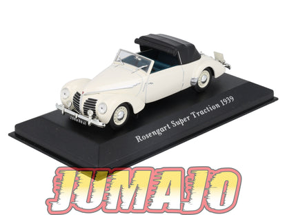 VC50 Voiture 1/43 IXO Altaya Classic : ROSENGART Super Traction 1939