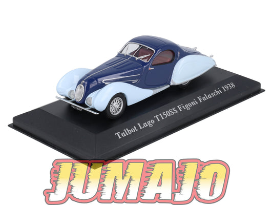 VC6 Voiture 1/43 IXO Altaya Classic : TALBOT Lago T150SS Figoni Falaschi 1938