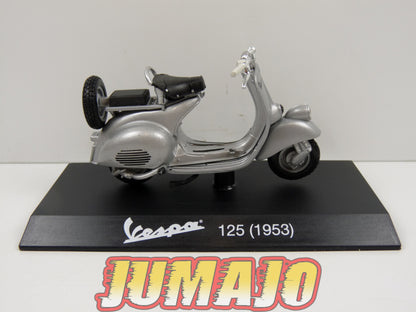 VES113b MOTO VESPA ITALIE Fassi Toys 1/18 : VESPA 125 1953 gris