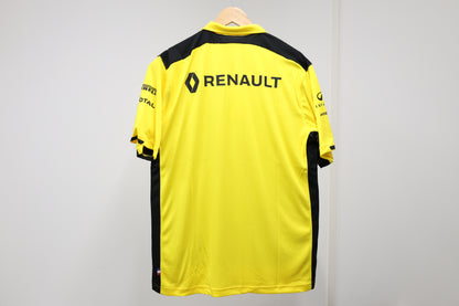 VET5 Polo zippé Technique F1 Team RENAULT Taille XL jaune
