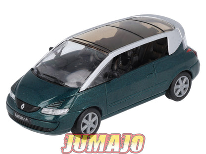 VF15 Voitures Françaises 1/43 NOREV : RENAULT AVANTIME (vert toit gris métal)