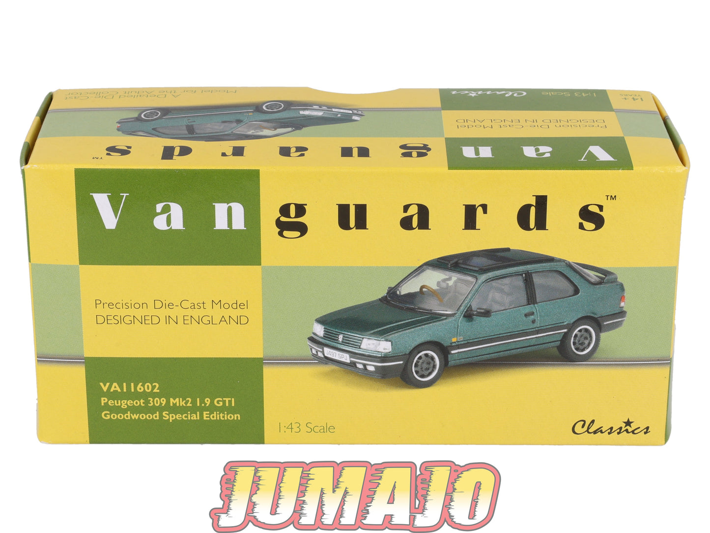 VG1 Voiture 1/43 CORGI VANGUARDS : PEUGEOT 309 Mk2 1.9 GTI Goodwood Special edition