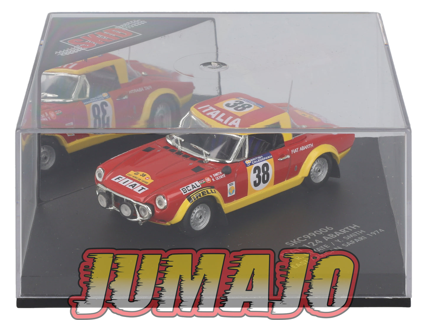 VIT106 Voiture 1/43 VITESSE : FIAT 124 Abarth 1974 SKC99006 R.Ulyate