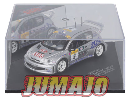VIT107 Voiture 1/43 VITESSE : PEUGEOT 206 Esso Monte Carlo SKM107 2000 F.Delecour