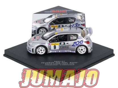 VIT107 Voiture 1/43 VITESSE : PEUGEOT 206 Esso Monte Carlo SKM107 2000 F.Delecour