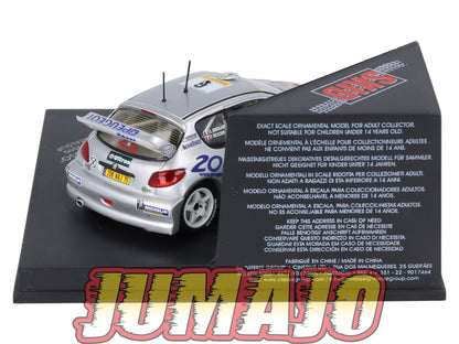 VIT107 Voiture 1/43 VITESSE : PEUGEOT 206 Esso Monte Carlo SKM107 2000 F.Delecour