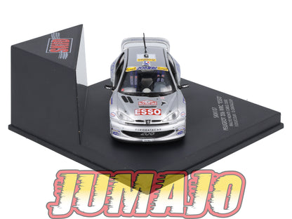 VIT107 Voiture 1/43 VITESSE : PEUGEOT 206 Esso Monte Carlo SKM107 2000 F.Delecour
